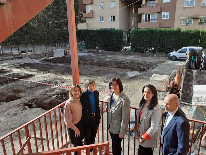 Imagen de la visita al CEIP Alcazaba (JUNTA)