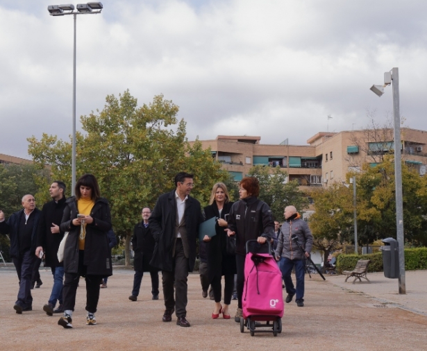 Imagen de la visita al Zaidín (AYUTNAMIENTO GRANADA)