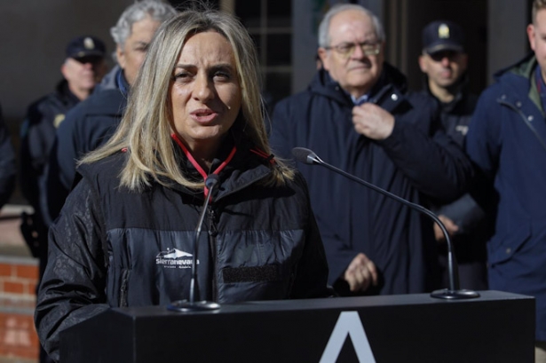 La consejera de Fomento, Articulación del Territorio y Vivienda, Marifrán Carazo, interviene en un acto (ÁLEX CÁMARA/ EUROPA PRESS)