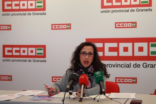La secretaria general del sindicato de Enseñanza de CCOO Granada, Mercedes González (CCOO) 