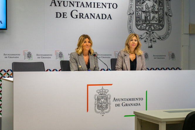 Eva Martín y Pepa Rubia en Rueda de prensa (PP)