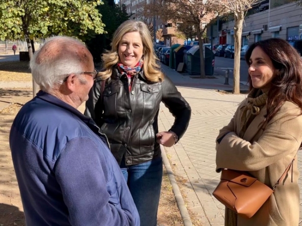 Visita al barrio de la Rosaleda (VOX)