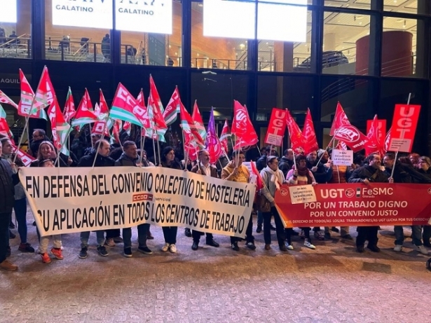 Imagen de la protesta (CCOO) 