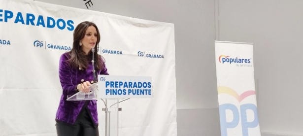 La candidata del PP en Pinos Puente, Cristina Guzmán (PP)