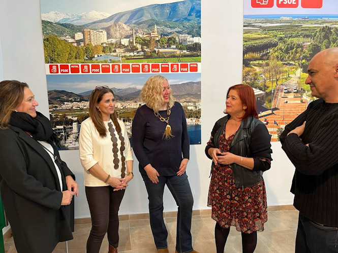 Imagen de la visita a Motril (PSOE)
