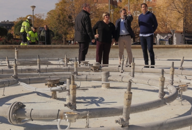 Imagen de la visita a la Fuente del Paseo Europa (AYUNTAMIENTO GRANADA)