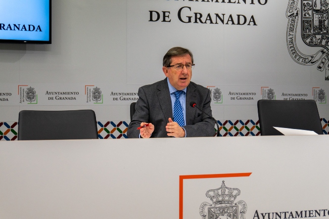  El coordinador del Partido Popular en el Ayuntamiento de Granada, Luis González (PP) 