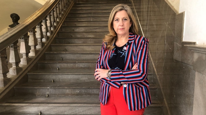 La portavoz de Vox en el Ayuntamiento de Granada, Beatriz Sánchez (VOX) 