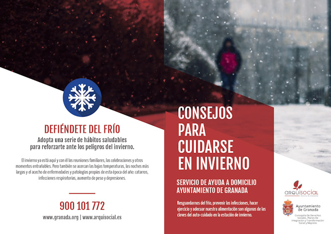 Portada del folleto (AYTO. GRANADA) 