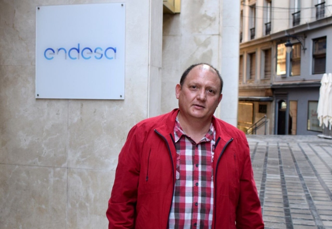 El concejal de Podemos en el ayuntamiento de Iznalloz, José Rodríguez (PODEMOS) 