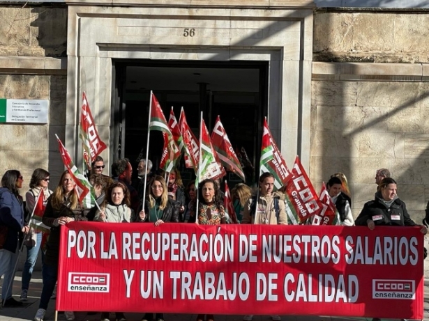 Imagen de la concentración (CCOO)
