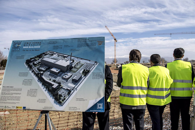 El Consejo de Seguridad Nuclear visita las obras de la Instalación científica IFMIF-DONES (ÁLEX CÁMARA - EUROPA PRESS)