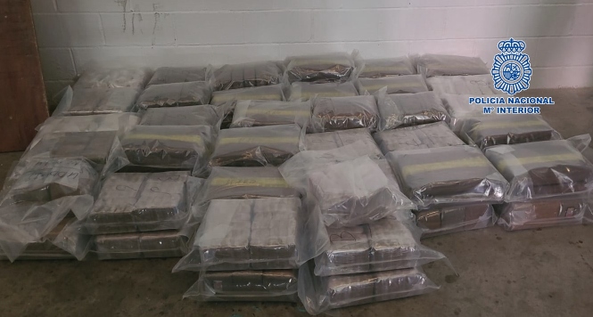 Hachís incautado (POLICÏA NACIONAL)