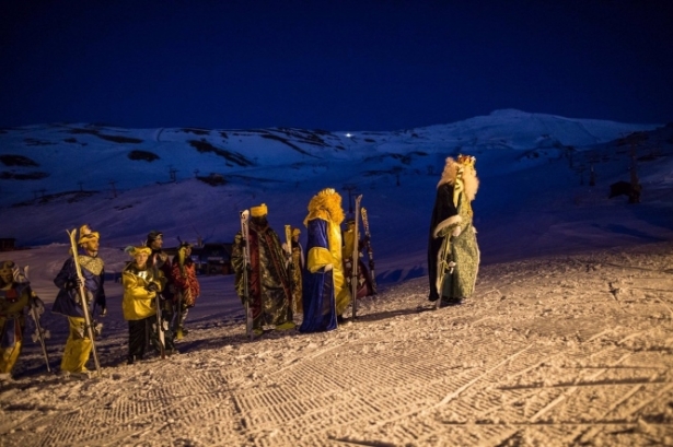Los Reyes Magos, en Sierra Nevada, en imagen de archivo (CETURSA-SIERRA NEVADA) Los Reyes Magos, en Sierra Nevada, en imagen de archivo (CETURSA-SIERRA NEVADA)