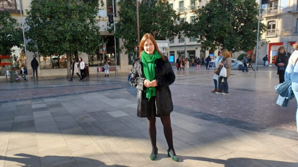 La concejal de VOX en el Ayuntamiento de Granada, Mónica Rodríguez Gallego (VOX) 