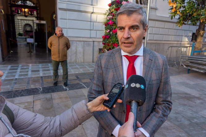 El portavoz del PP en el Ayuntamiento de Granada, César Díaz, en imagen de archivo (PP)