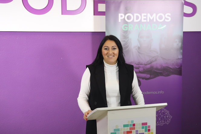 La parlamentaria andaluza de `Por Andalucía` , Alejandra Durán (POR ANDALUCÍA)