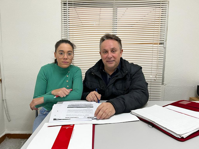 Silvia Heredia y Enrique Medina (PSOE)