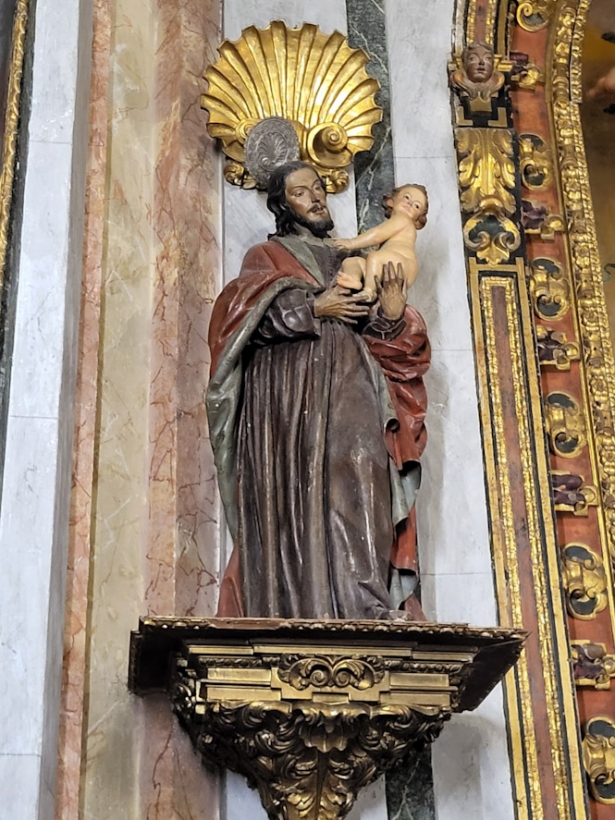 San José con el niño en la Parroquia de la Magdalena (JUNTA)