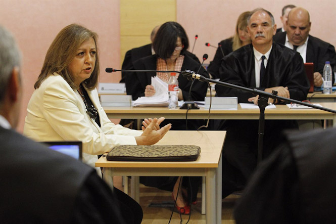 La exdirectora del Patronato de la Alhambra Mar Villafranca declarando en otro juicio como testigo (EUROPA PRESS)