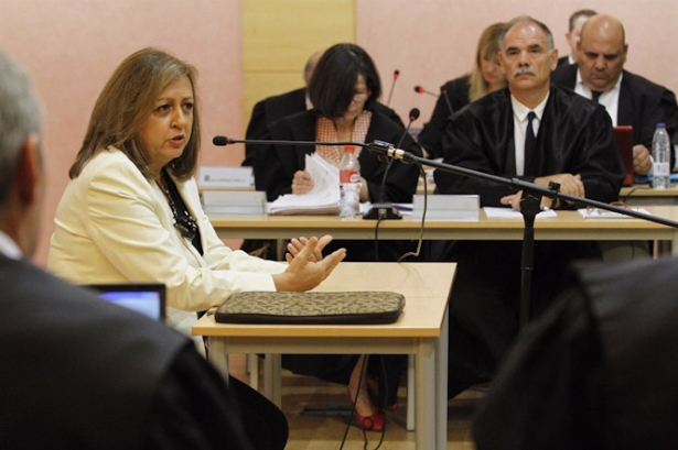 La exdirectora del Patronato de la Alhambra Mar Villafranca declarando en otro juicio como testigo (EUROPA PRESS)