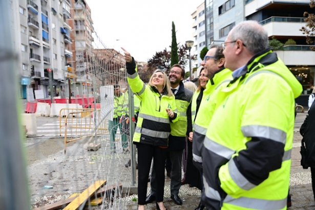 Visita a las obras de la Calle Arabial (JUNTA)