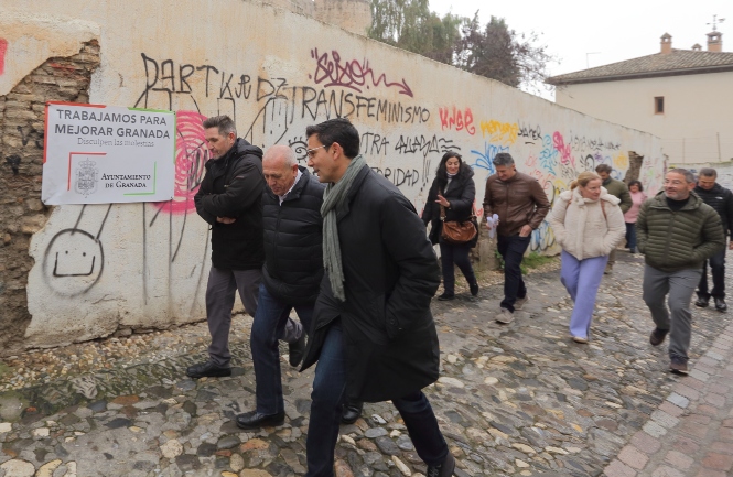 Visita a la Cuesta de la Alcahaba (AYUNTAMIENTO GRANADA)