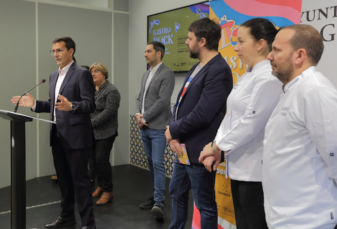 Presentación de la gala Gastrorock (AYUNTAMIENTO GRANADA)