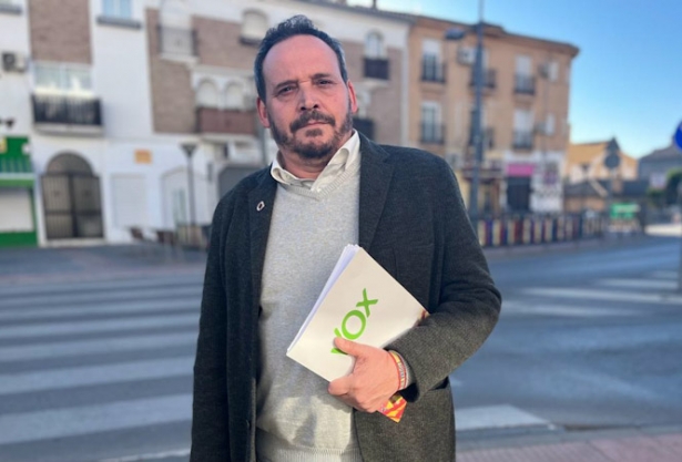 El coordinador de VOX en Cenes de la Vega, Juan Francisco Tovar (VOX)
