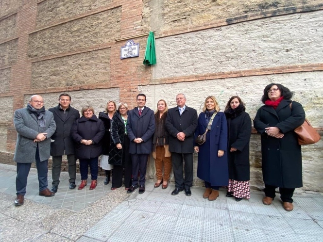 Inauguración de la nueva calle Profesor José Cazorla Pérez (AYUNTAMIENTO) 