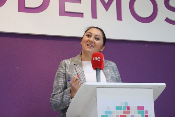 La secretaria de acción institucional de Podemos, Alejandra Durán (PODEMOS) La secretaria de acción institucional de Podemos, Alejandra Durán (PODEMOS)