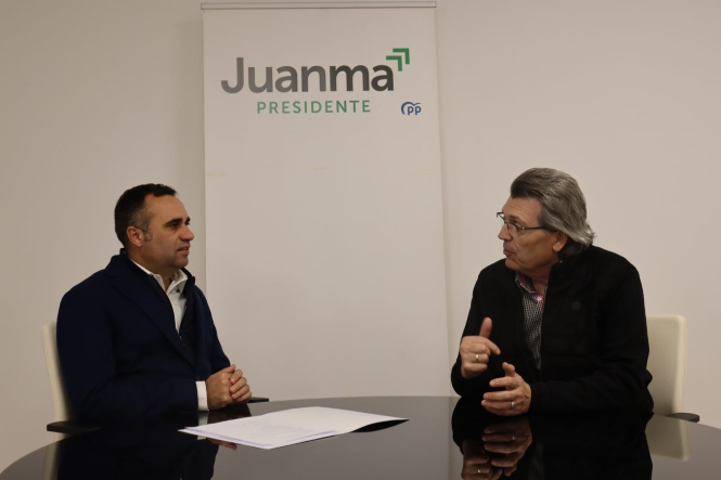 Francisco Rodríguez junto a José Torrente (PP) 