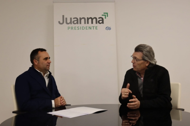 Francisco Rodríguez junto a José Torrente (PP) 