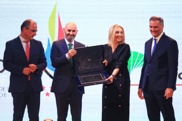 Marifrán Carazo ha recogido el premio (JUNTA) Marifrán Carazo ha recogido el premio (JUNTA)