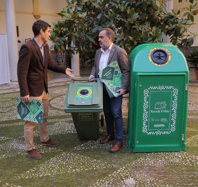 Presentación de la campaña de reciclaje de vidrio (AYUNTAMIENTO DE GRANADA) 