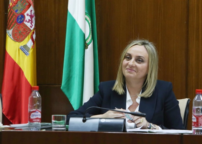 Marifrán Carazo, en el Parlamento de Andalucía (JUNTA) 