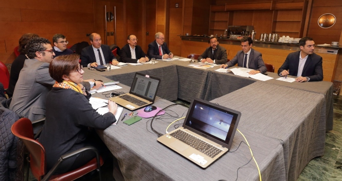 Imagen de la reunión (AYUNTAMIENTO DE GRANADA)