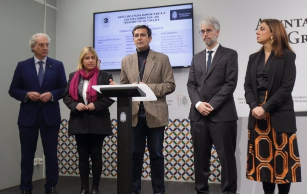 Reunión del Ayuntamiento de Granada con el Consulado de Turquía tras los terremotos (AYUNTAMIENTO DE GRANADA) 