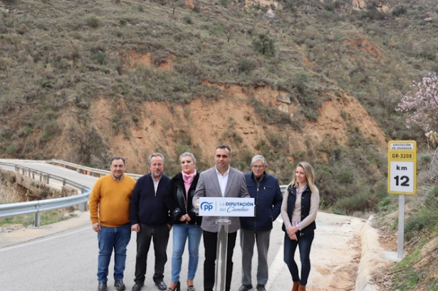 Imagen de la visita a una carretera provincial (PP) Imagen de la visita a una carretera provincial (PP)