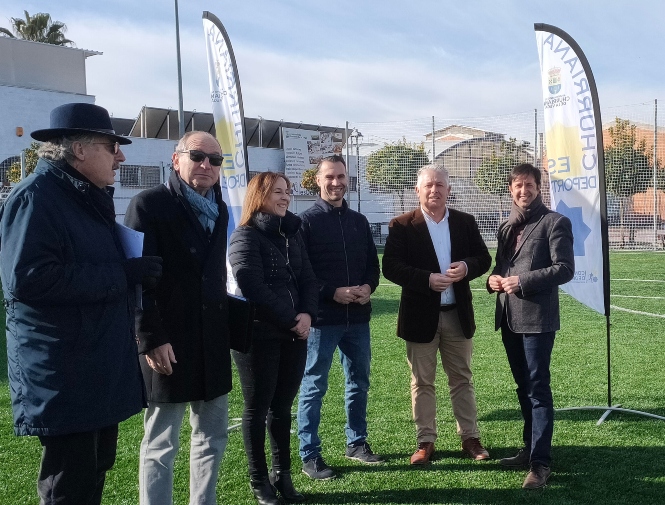Visita al campo de Futbol-7 de Churriana (DIPGRA)