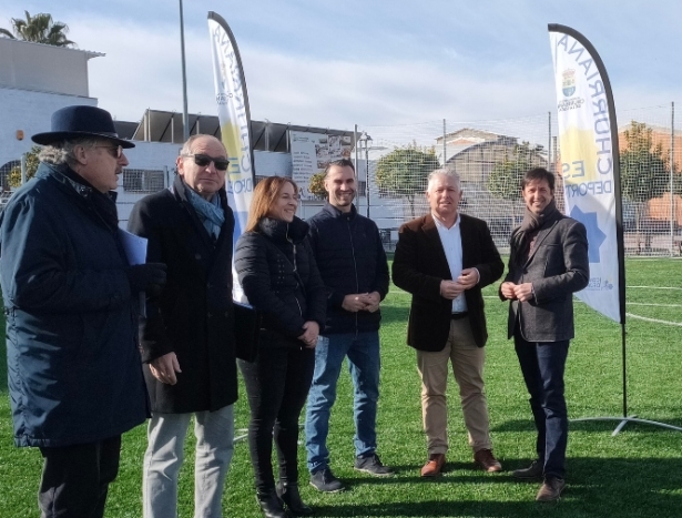Visita al campo de Futbol-7 de Churriana (DIPGRA)
