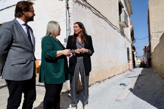 Visita de Loles López (AYTO. LA GABIAS)