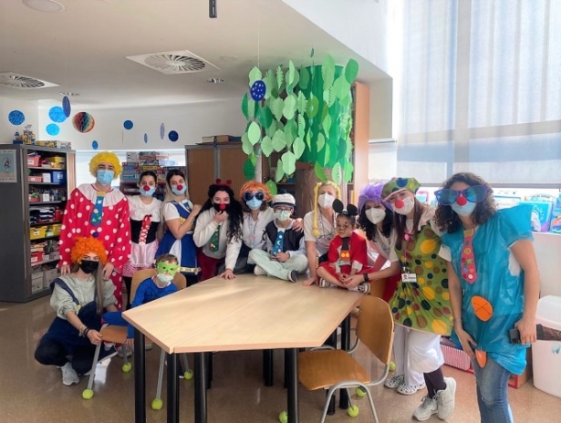 Carnaval en el aula hospitalaria (HUSC)