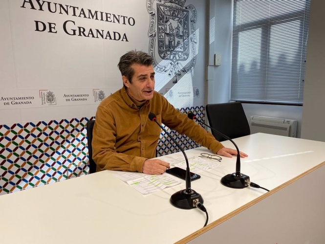 Antonio Cambril, del Grupo de UP e Independientes en el Ayuntamiento de Granada (UP) 