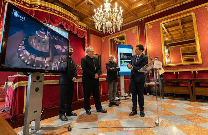 Presentación de la nueva iluminación exterior de la catedral (AYTO. GRANADA)