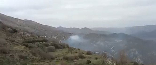 Lugar del incendio (INFOCA)