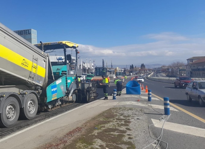Obras en la A92G (JUNTA)