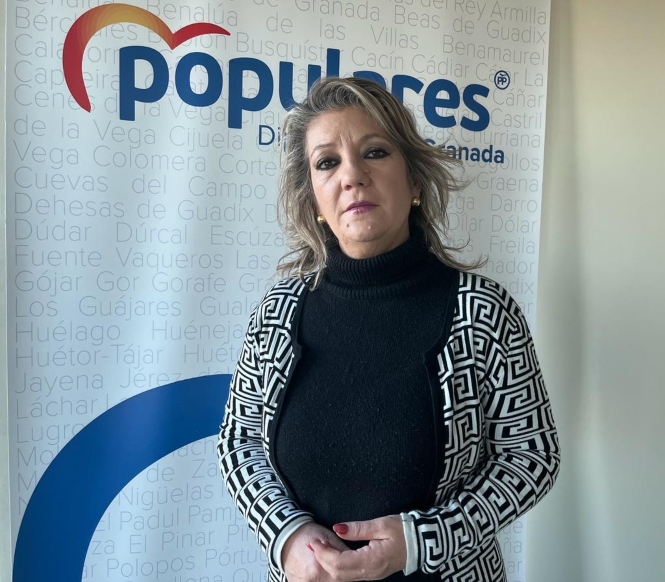 La portavoz del Grupo Popular en Diputación, Carmen Lidia Reyes (PP)