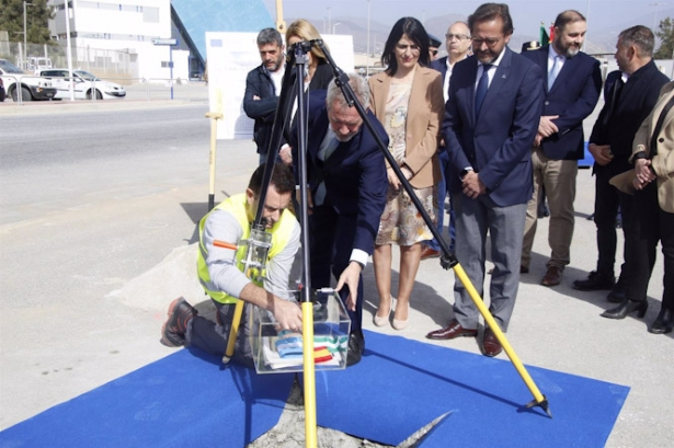 Acto de colocación de la primera piedra (PUERTO DE MOTRIL)