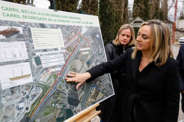 La Consejera de Fomento, Marifrán Carazo, ha visitado el inicio de las obras (JUNTA) 